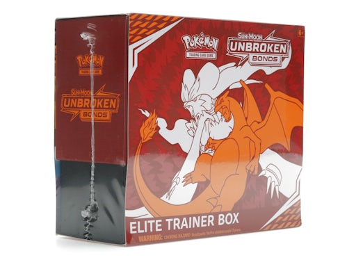 2019 Pokemon TCG Sun & Moon Unbroken Bonds Caja de Entrenador de Élite 0