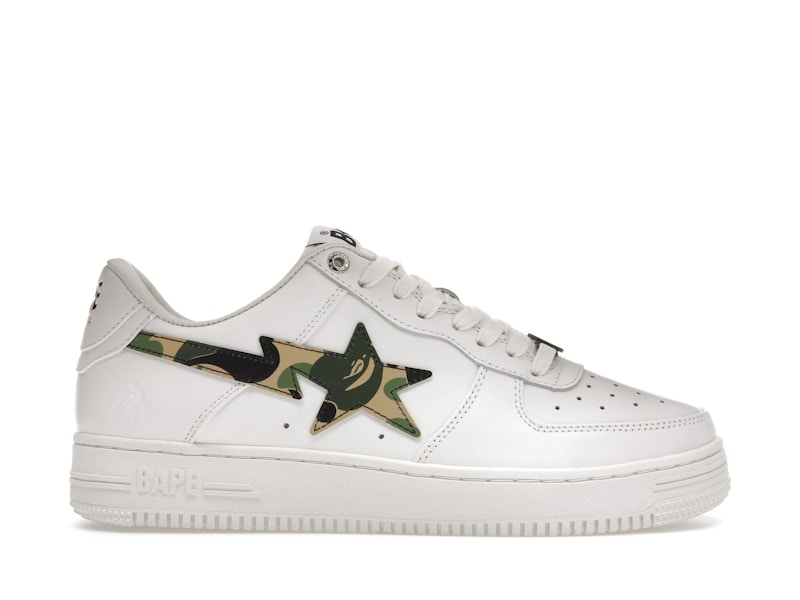Bapesta white clearance camo