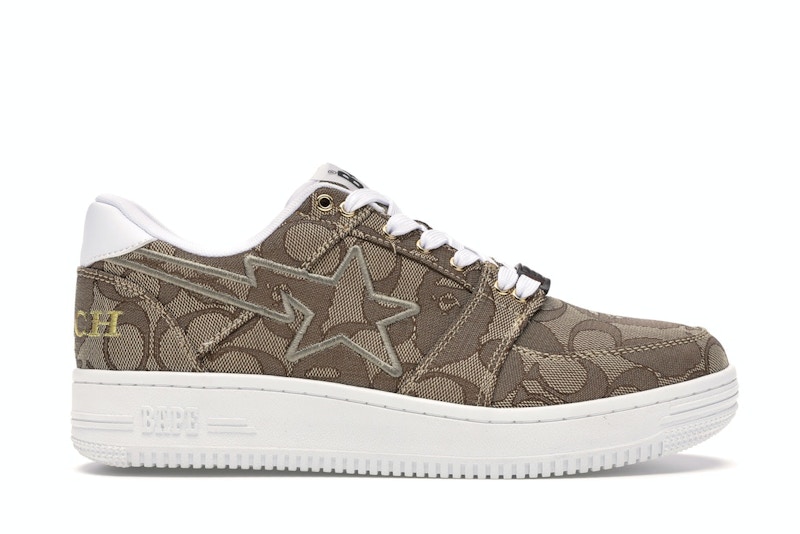 A Bathing Ape Bape Sta Low Coach Beige - 1G23191901 - US
