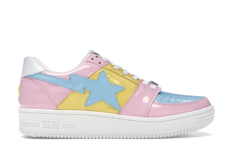 A Bathing Ape Bape Sta Low Tri Color Pink 2018 Men s
