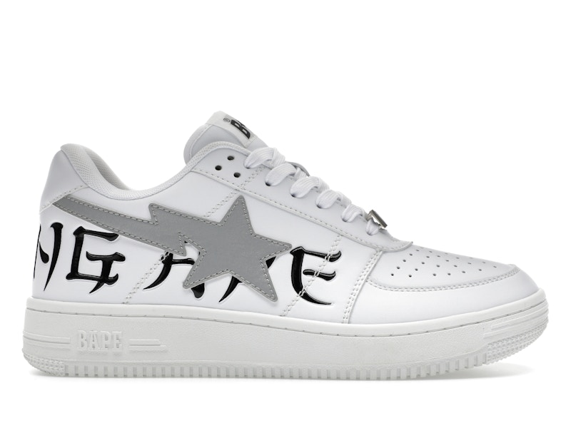 A Bathing Ape Bape Sta Low White 3M - 1G20180005-YL - US