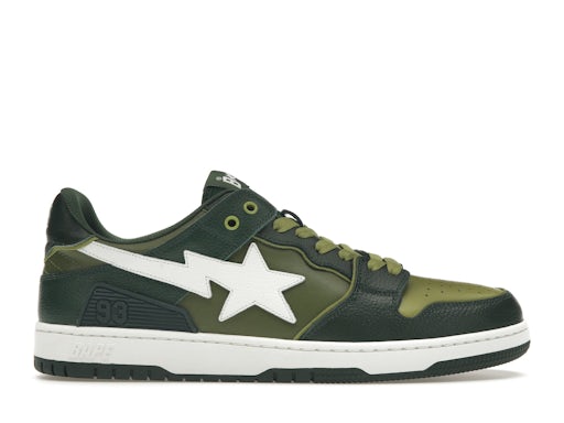A Bathing Ape BAPE SK8 Sta Verde Blanco 0