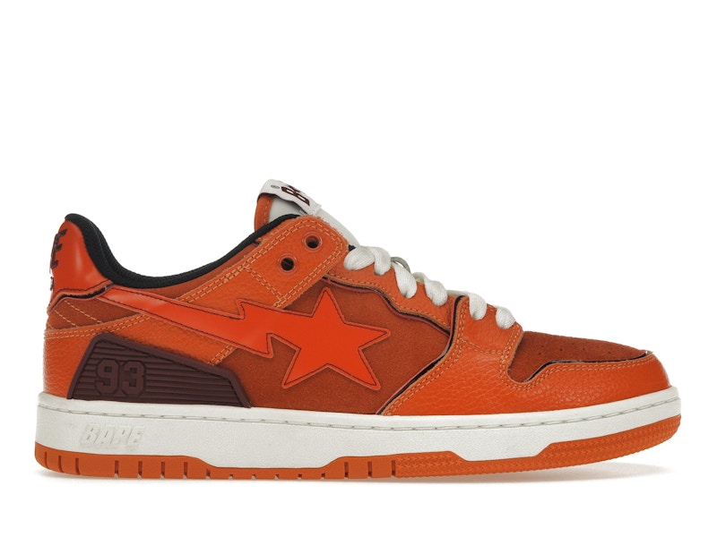 A Bathing Ape Bape SK8 Sta Orange Brown Men's - 1I70-191-011