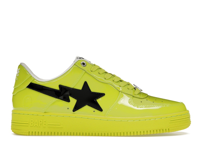 A Bathing Ape Bape Sta #2 Yellow Patent Men's - 1K30-191-302