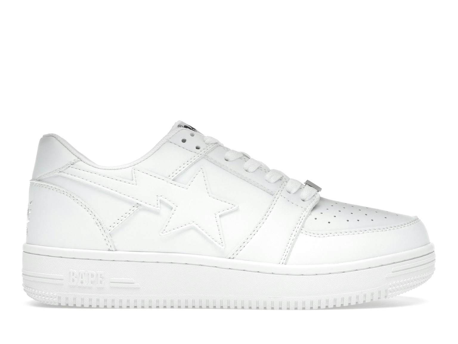 A Bathing Ape Bape Sta Low Triple White Men's - 1H30-191-010_WHT ...