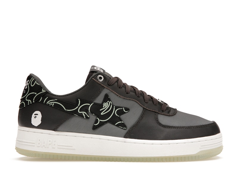 A Bathing Ape Bape Sta Text Code Camo Charcoal Men's