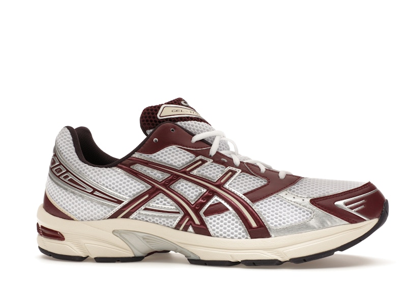 ASICS Gel-1130 White Maroon Banner