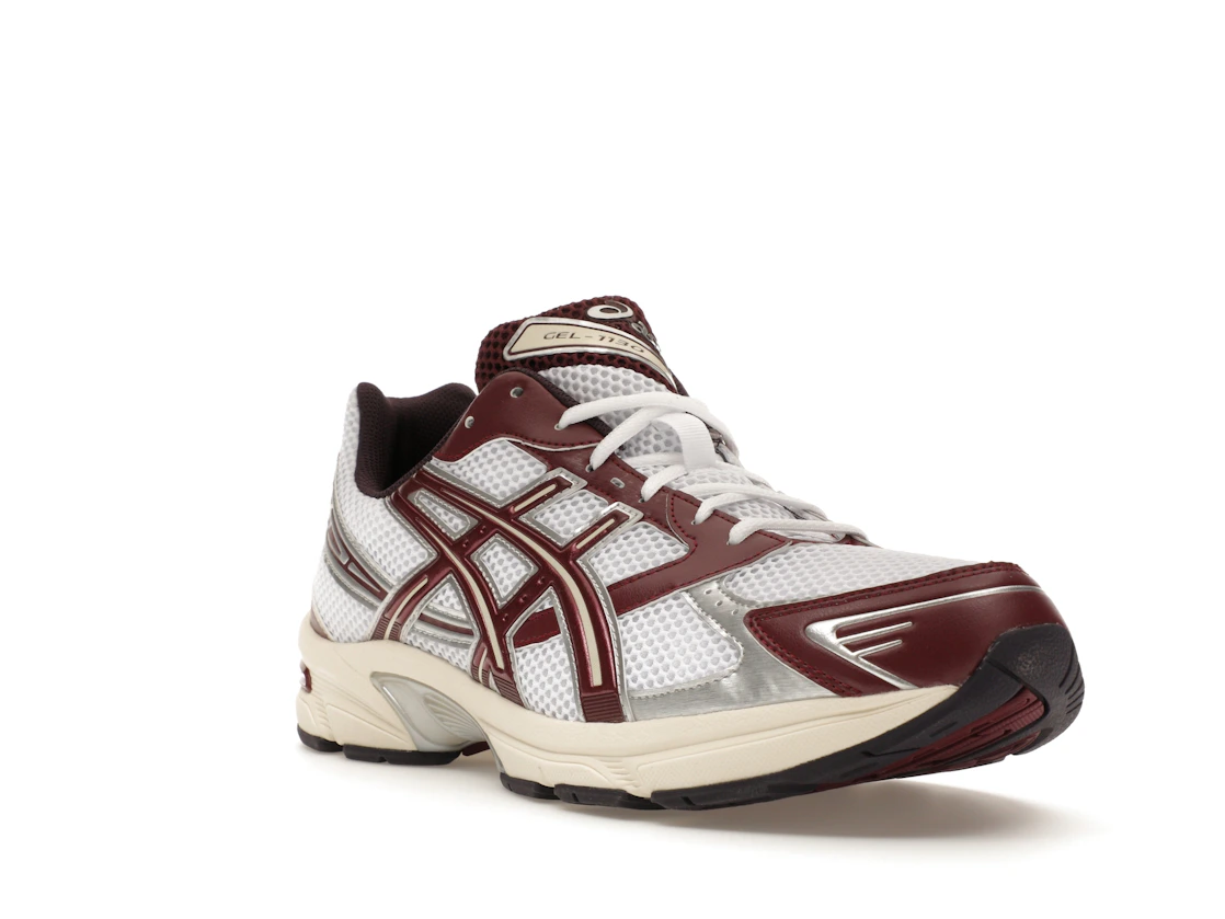 ASICS Gel-1130 White Maroon Banner