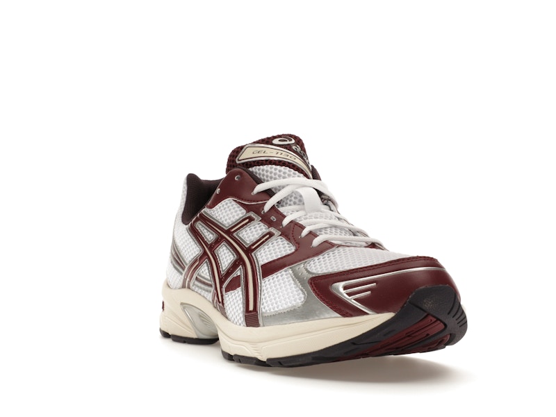 ASICS Gel-1130 White Maroon Banner