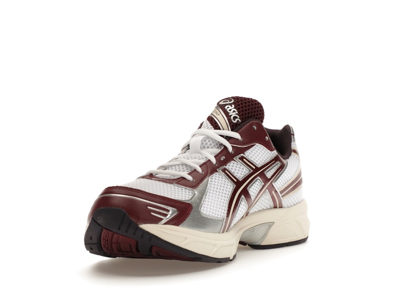 ASICS Gel-1130 White Maroon Banner