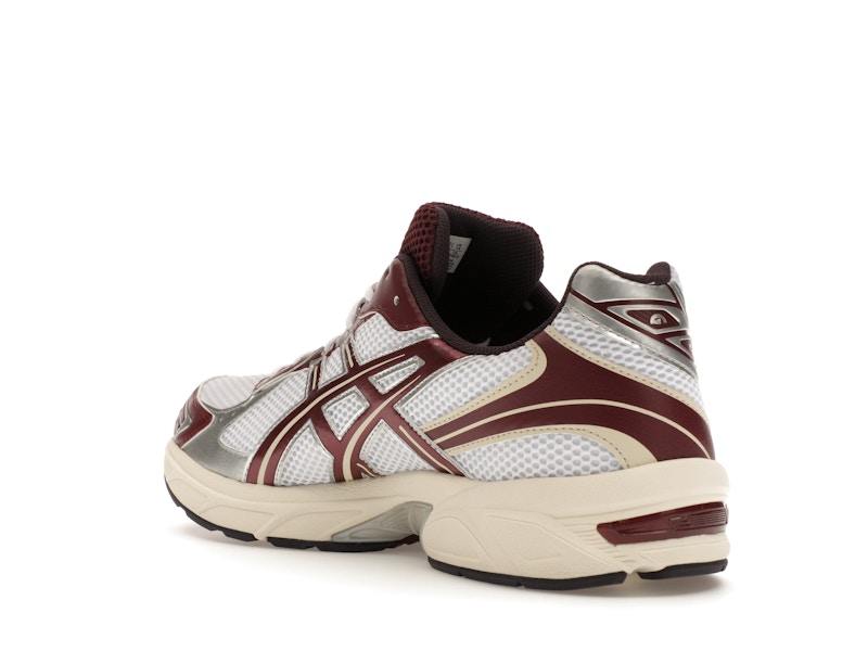 ASICS Gel-1130 White Maroon Banner