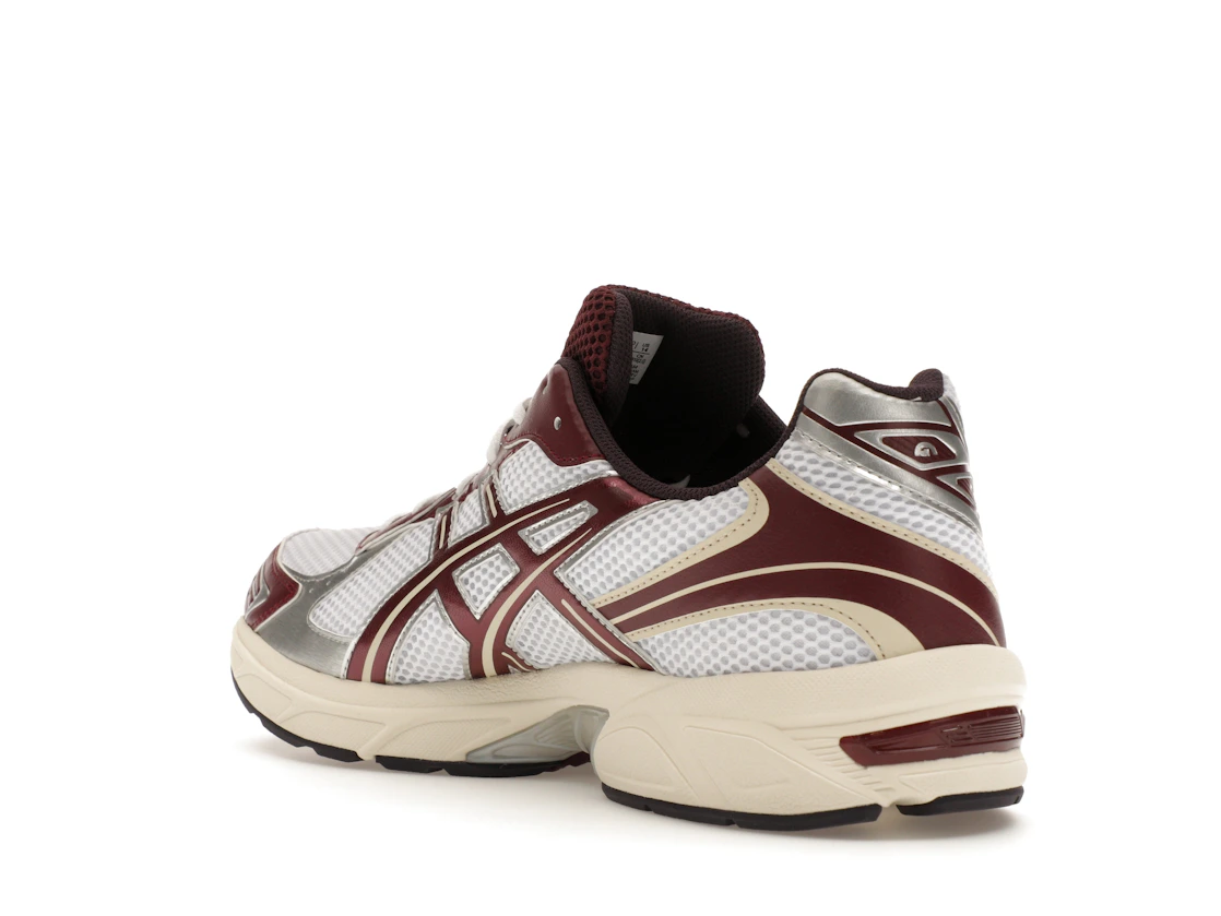 ASICS Gel-1130 White Maroon Banner