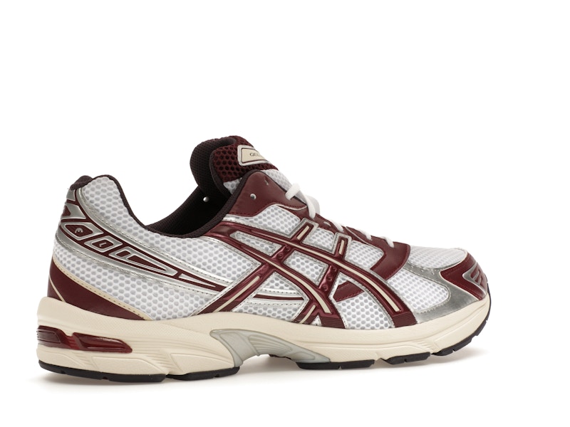 ASICS Gel-1130 White Maroon Banner