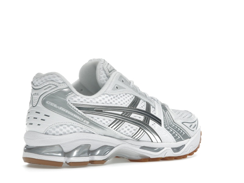 ASICS Gel-Kayano 14 A.P.C. White Pure Silver