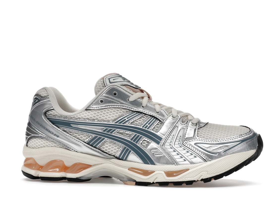 ASICS Gel-Kayano 14 Birch Pure Silver Teal Gold