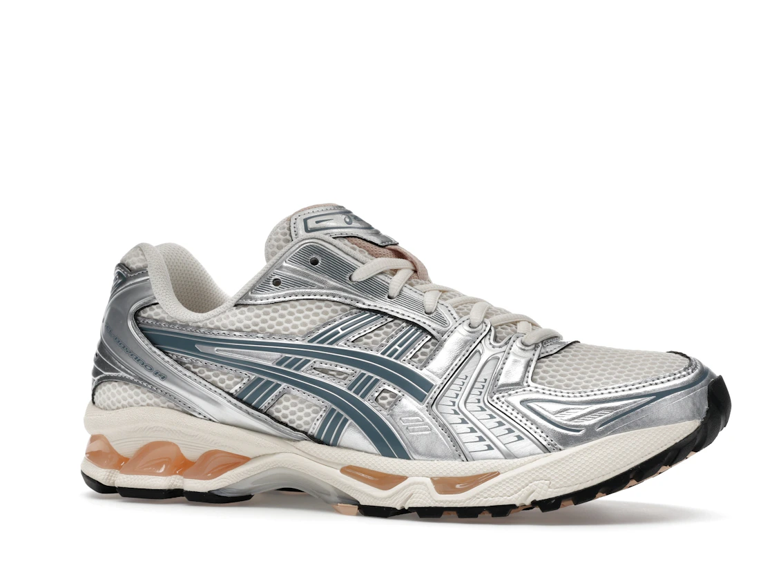 ASICS Gel-Kayano 14 Birch Pure Silver Teal Gold