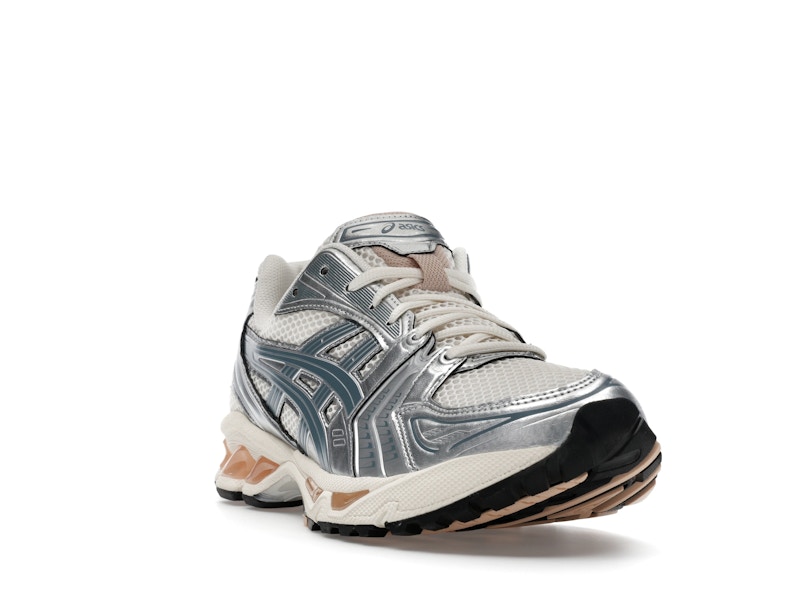 ASICS Gel-Kayano 14 Birch Pure Silver Teal Gold