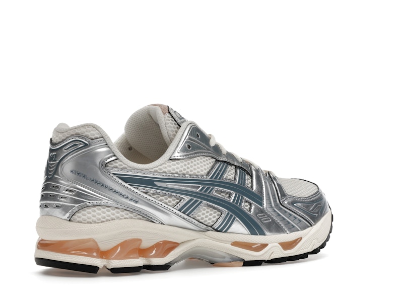 ASICS Gel-Kayano 14 Birch Pure Silver Teal Gold