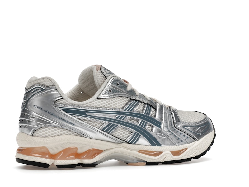 ASICS Gel-Kayano 14 Birch Pure Silver Teal Gold