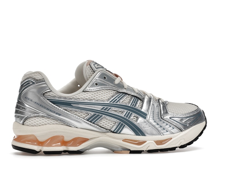 ASICS Gel-Kayano 14 Birch Pure Silver Teal Gold