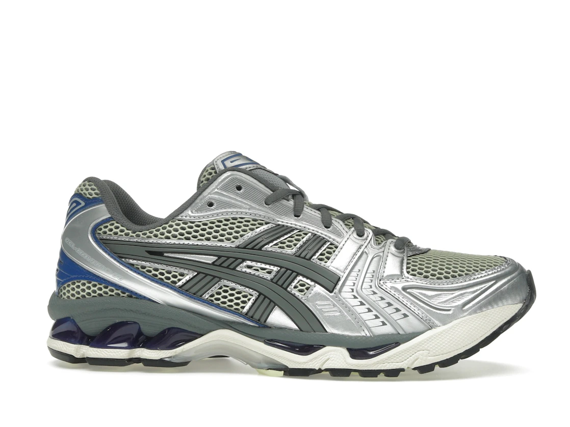 ASICS Gel-Kayano 14 Soft Yellow Asics Blue