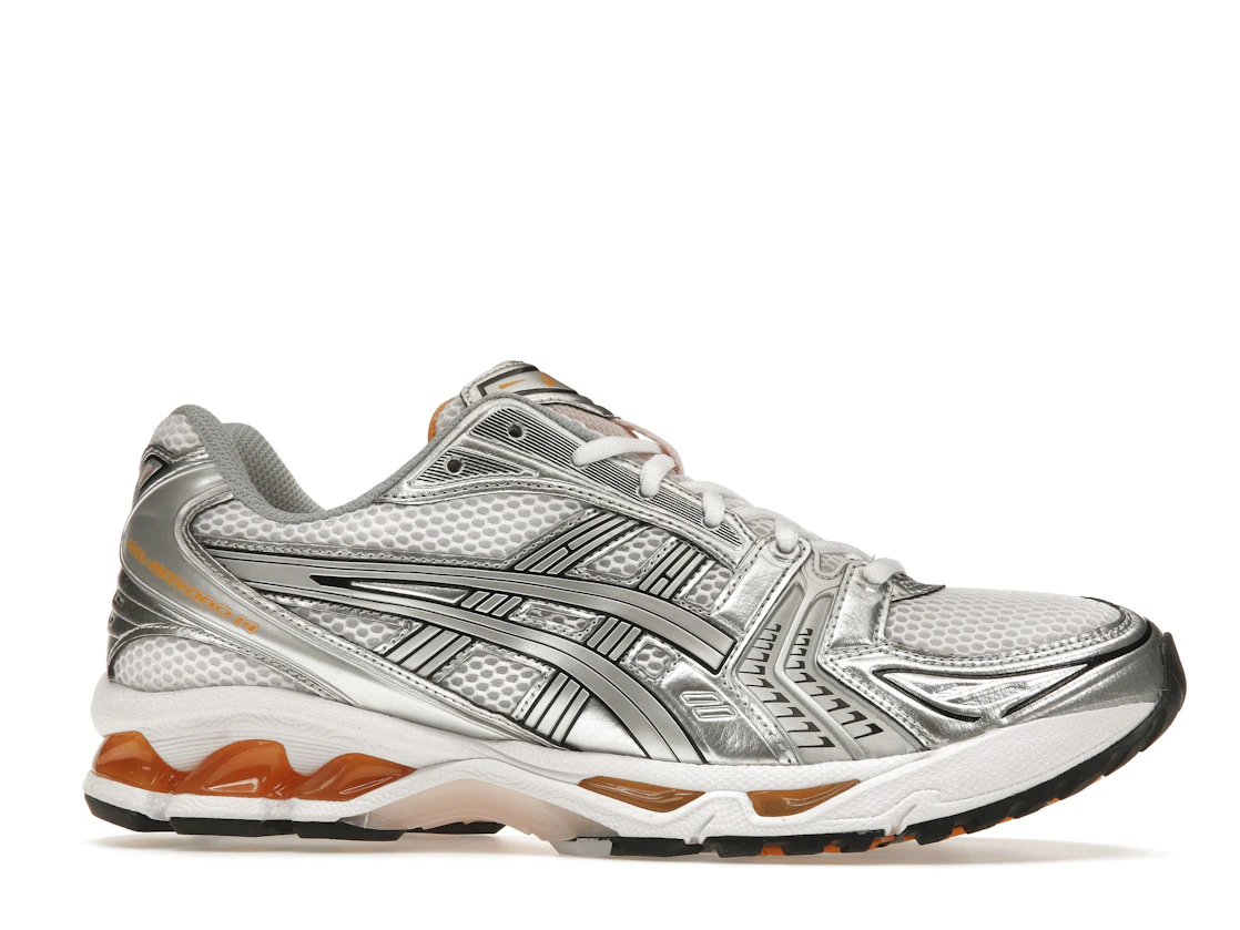 ASICS Gel-Kayano 14 White Pure Sliver Orange
