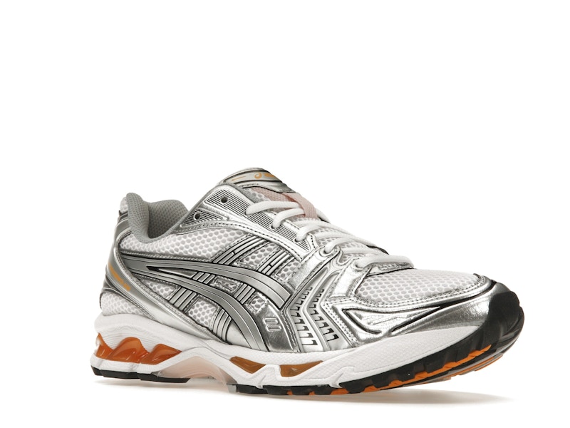 ASICS Gel-Kayano 14 White Pure Sliver Orange