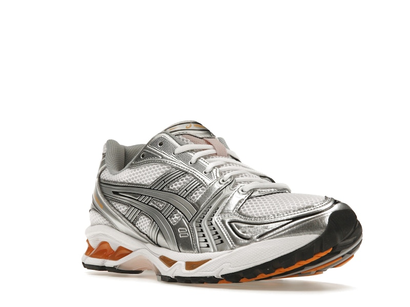 ASICS Gel-Kayano 14 White Pure Sliver Orange