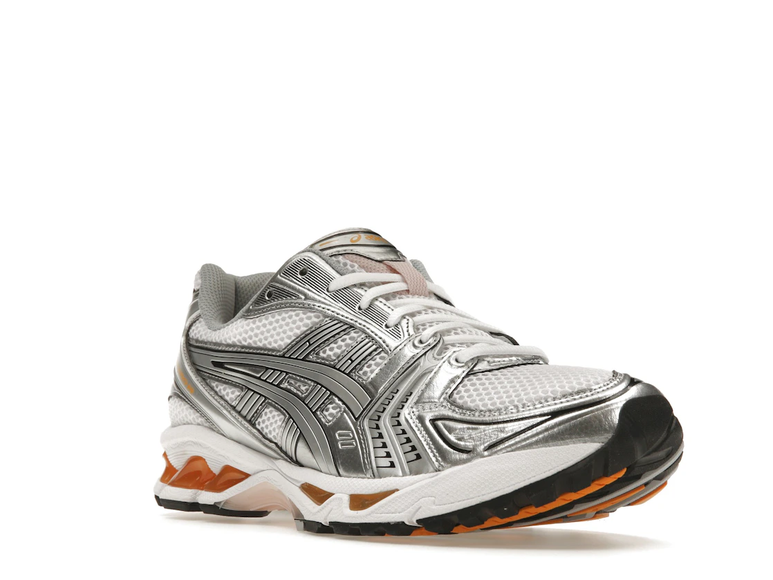 ASICS Gel-Kayano 14 White Pure Sliver Orange