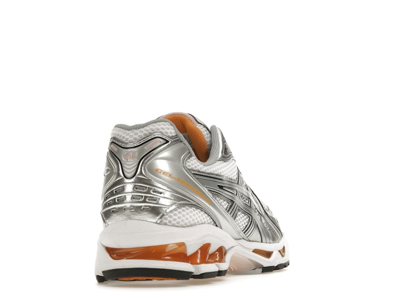 ASICS Gel-Kayano 14 White Pure Sliver Orange