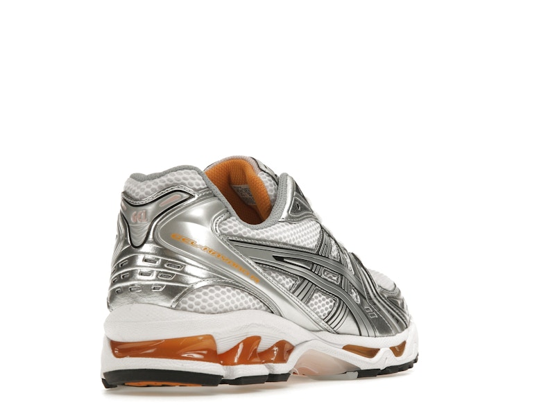 ASICS Gel-Kayano 14 White Pure Sliver Orange