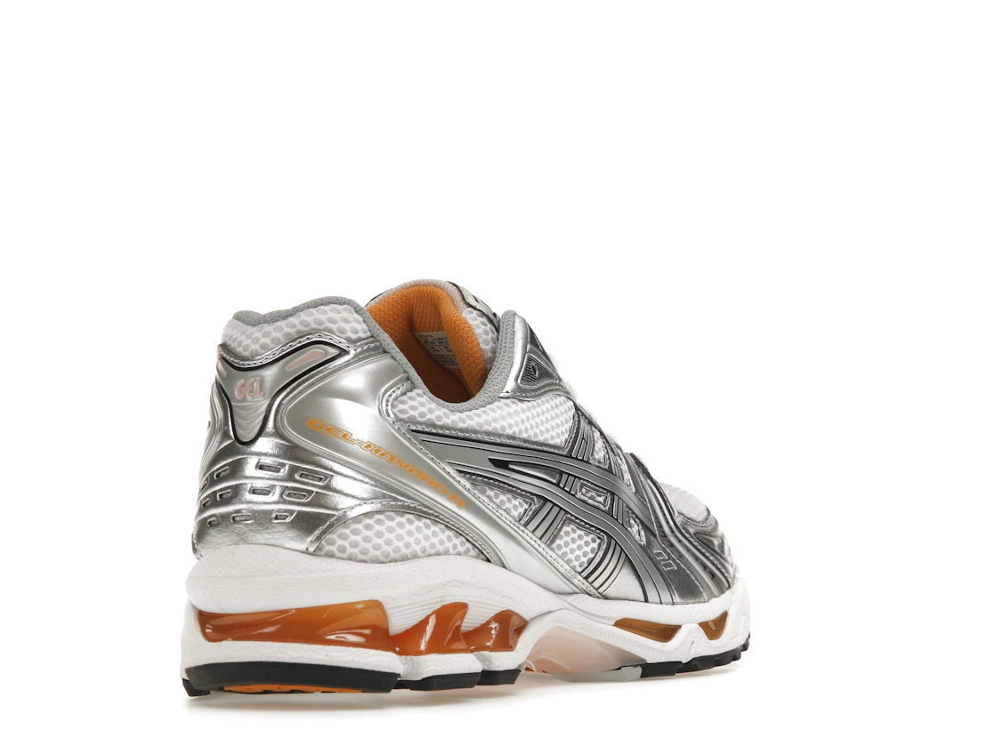 ASICS Gel-Kayano 14 White Pure Sliver Orange