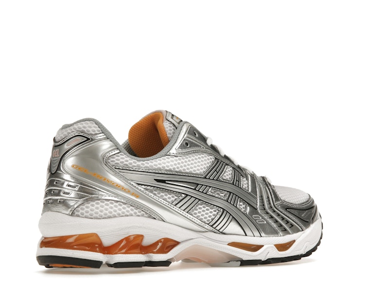 ASICS Gel-Kayano 14 White Pure Sliver Orange