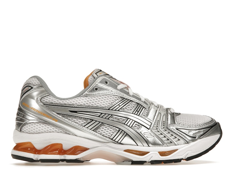 ASICS Gel-Kayano 14 White Pure Sliver Orange