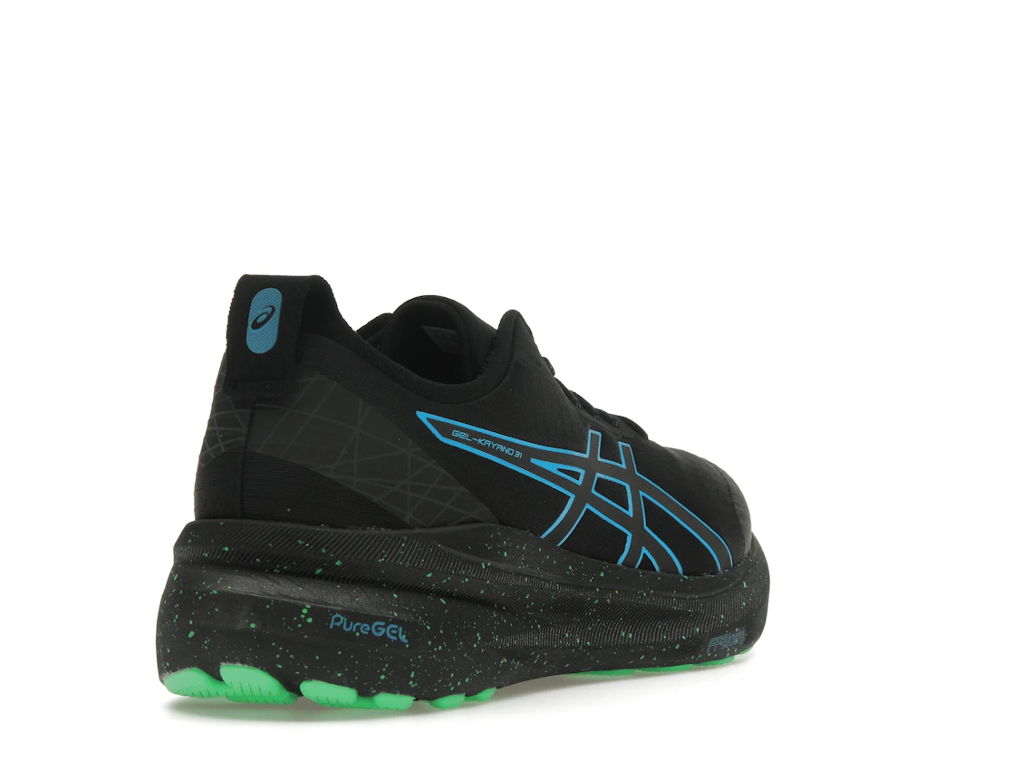 ASICS Gel-Kayano 31 Lite-Show Black Digital Aqua