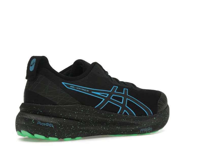 ASICS Gel-Kayano 31 Lite-Show Black Digital Aqua