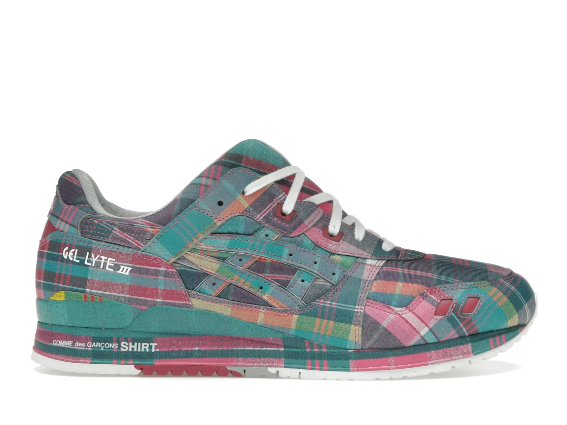 ASICS Gel-Lyte III '07 Remastered Comme des Garçons SHIRT Pink Plaid