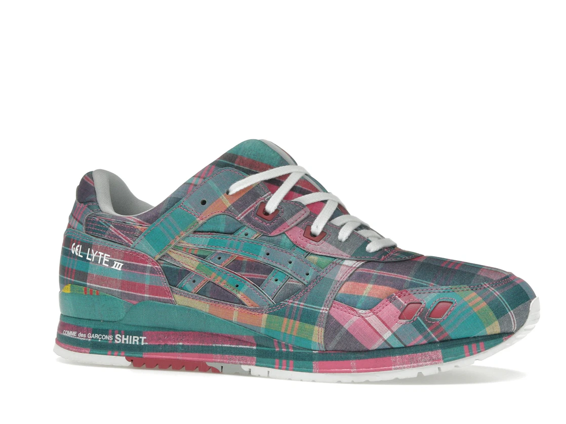 ASICS Gel-Lyte III '07 Remastered Comme des Garçons SHIRT Pink Plaid