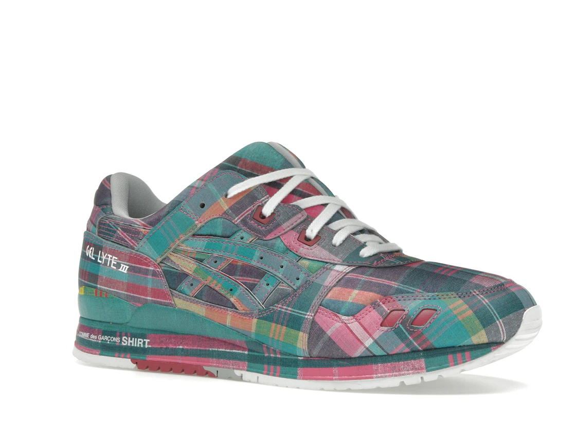 ASICS Gel-Lyte III '07 Remastered Comme des Garçons SHIRT Pink Plaid