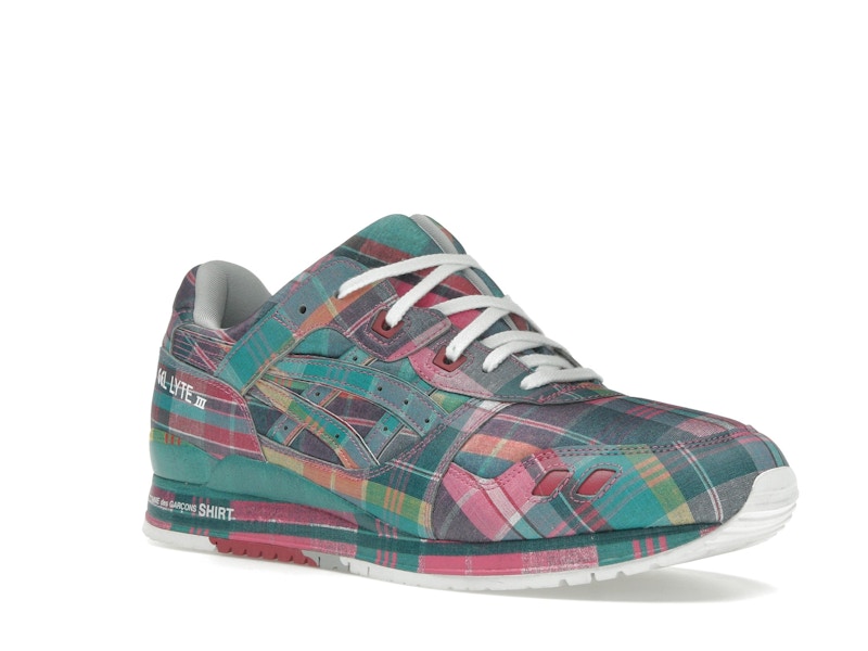 ASICS Gel-Lyte III '07 Remastered Comme des Garçons SHIRT Pink Plaid