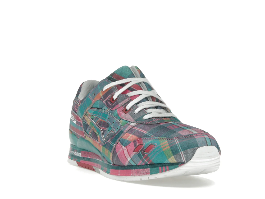 ASICS Gel-Lyte III '07 Remastered Comme des Garçons SHIRT Pink Plaid