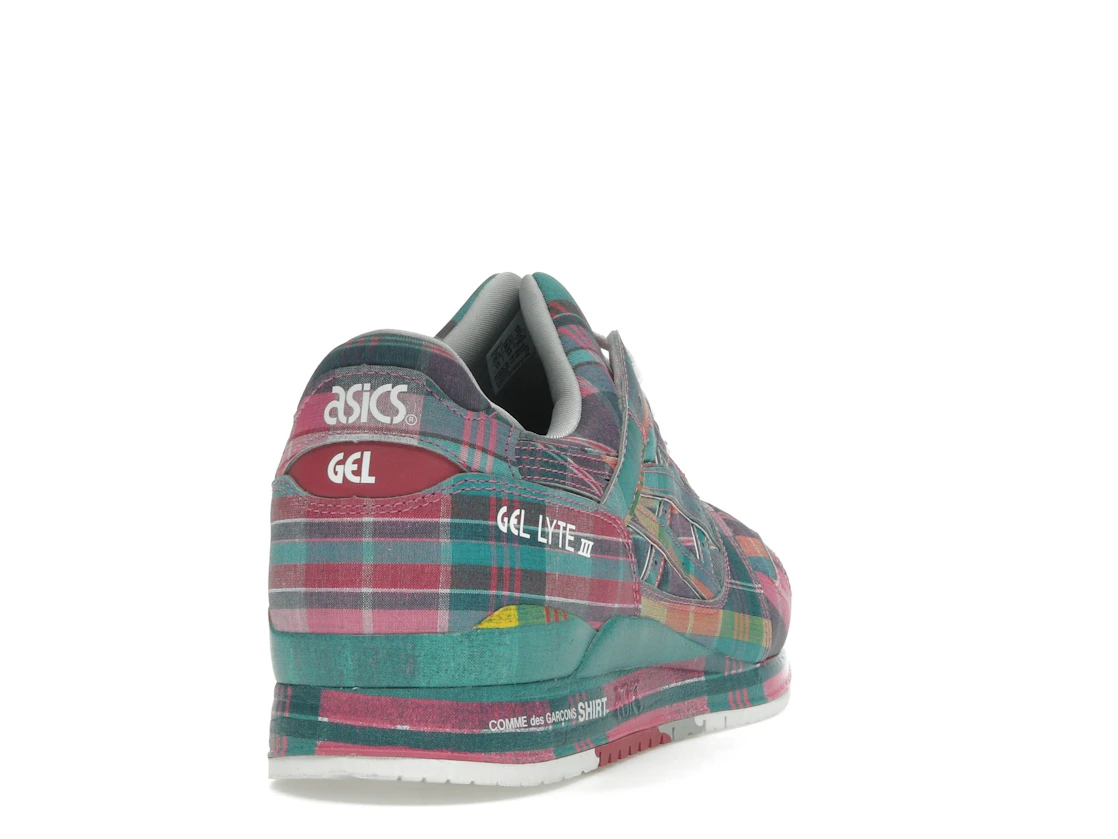 ASICS Gel-Lyte III '07 Remastered Comme des Garçons SHIRT Pink Plaid