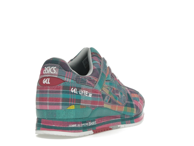 ASICS Gel-Lyte III '07 Remastered Comme des Garçons SHIRT Pink Plaid