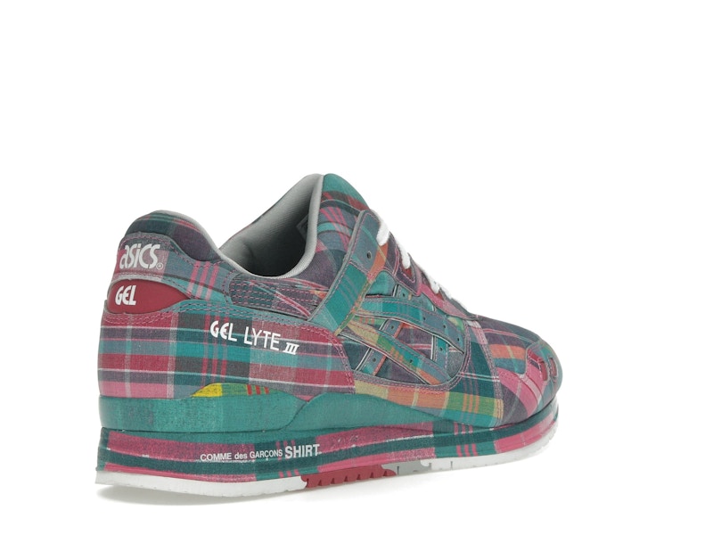 ASICS Gel-Lyte III '07 Remastered Comme des Garçons SHIRT Pink Plaid