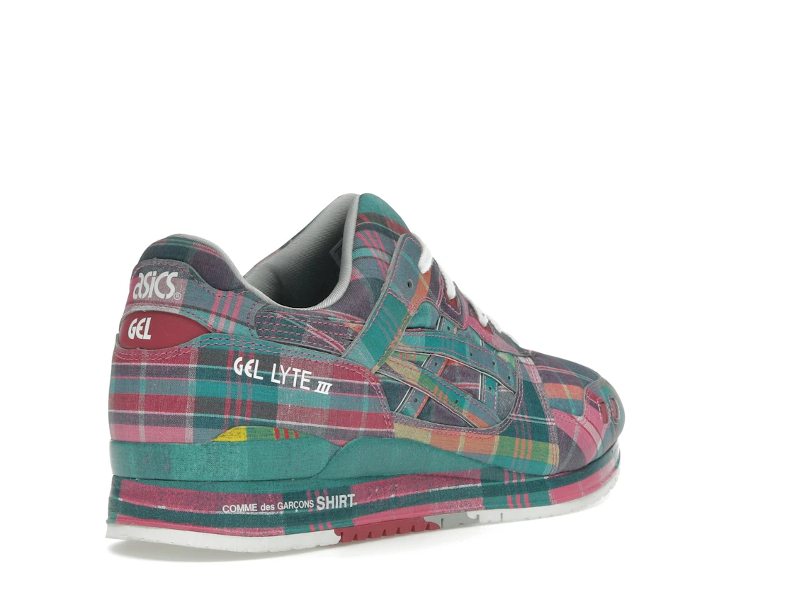 ASICS Gel-Lyte III '07 Remastered Comme des Garçons SHIRT Pink Plaid