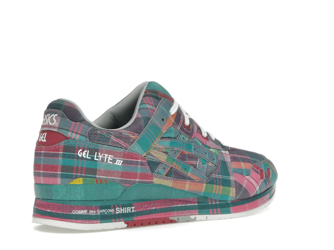 ASICS Gel-Lyte III '07 Remastered Comme des Garçons SHIRT Pink Plaid