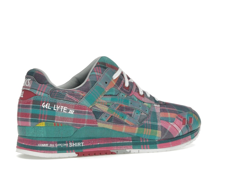 ASICS Gel-Lyte III '07 Remastered Comme des Garçons SHIRT Pink Plaid