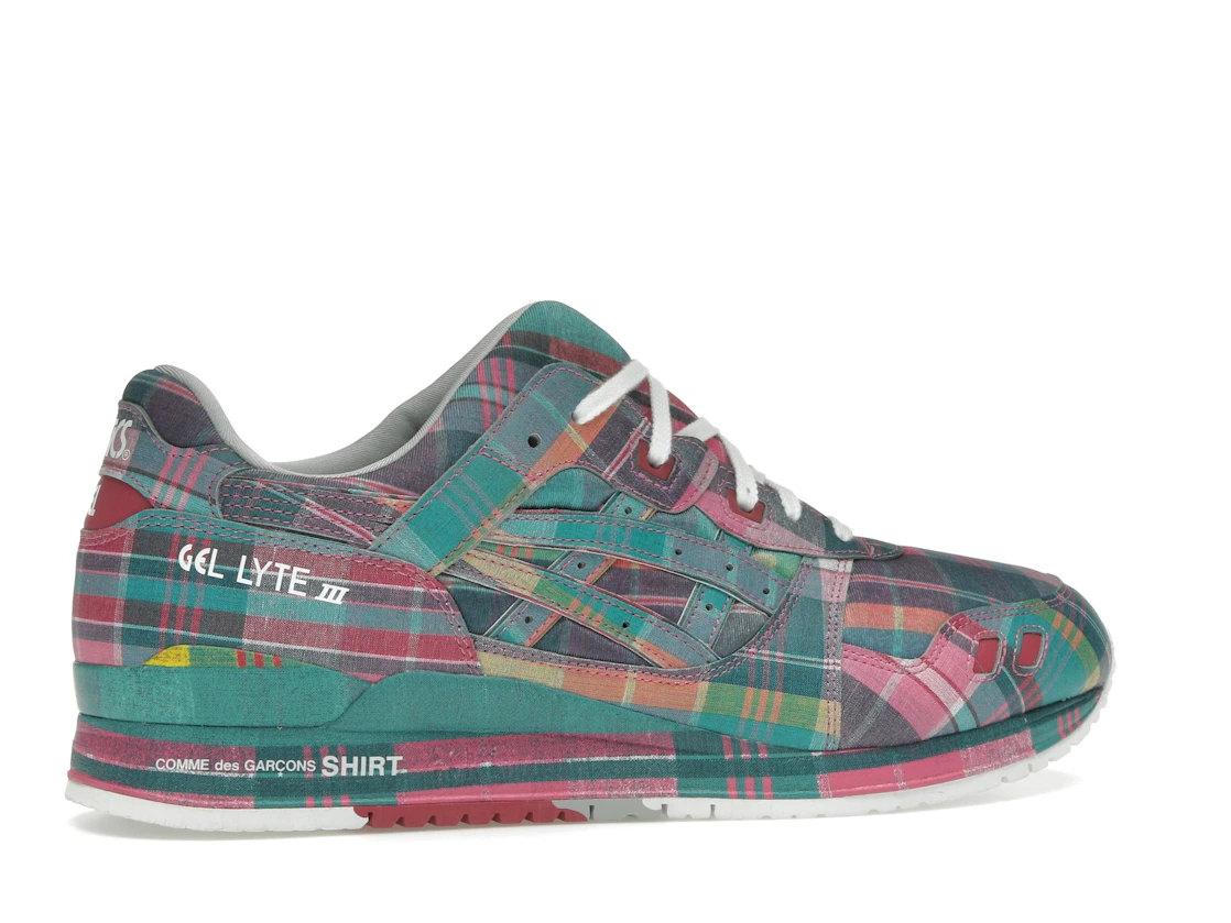 ASICS Gel-Lyte III '07 Remastered Comme des Garçons SHIRT Pink Plaid