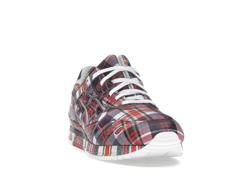 ASICS Gel-Lyte III '07 Remastered Comme des Garçons SHIRT Red Plaid