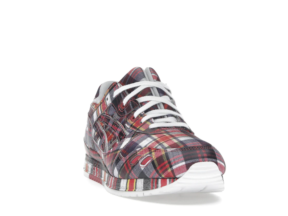 ASICS Gel-Lyte III '07 Remastered Comme des Garçons SHIRT Red Plaid